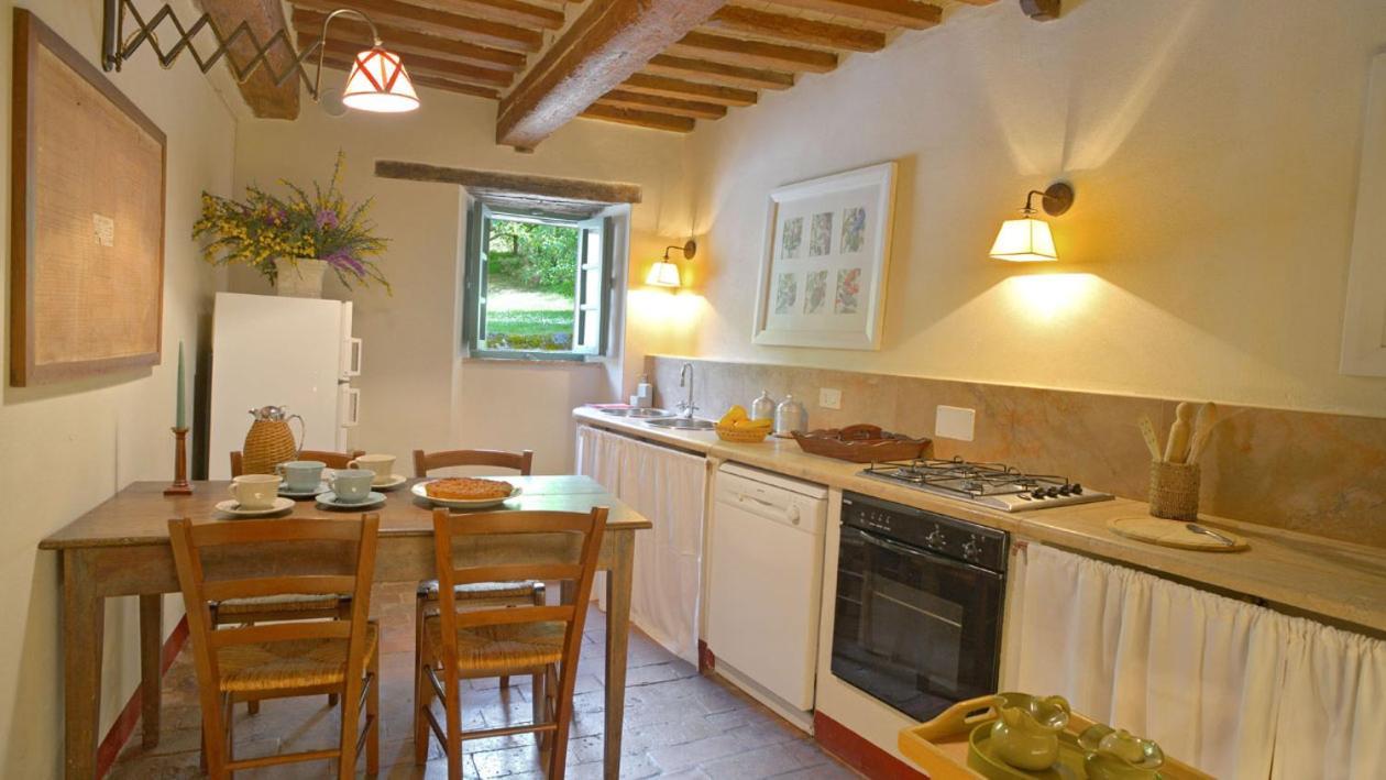 Casa Di Pietro In Vivo D'Orcia, Pool Villa Buitenkant foto