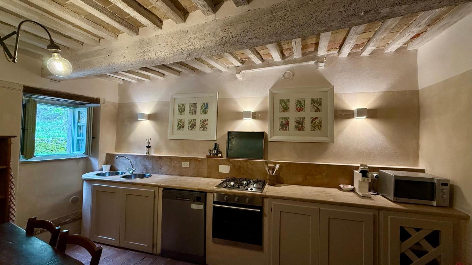 Casa Di Pietro In Vivo D'Orcia, Pool Villa Buitenkant foto