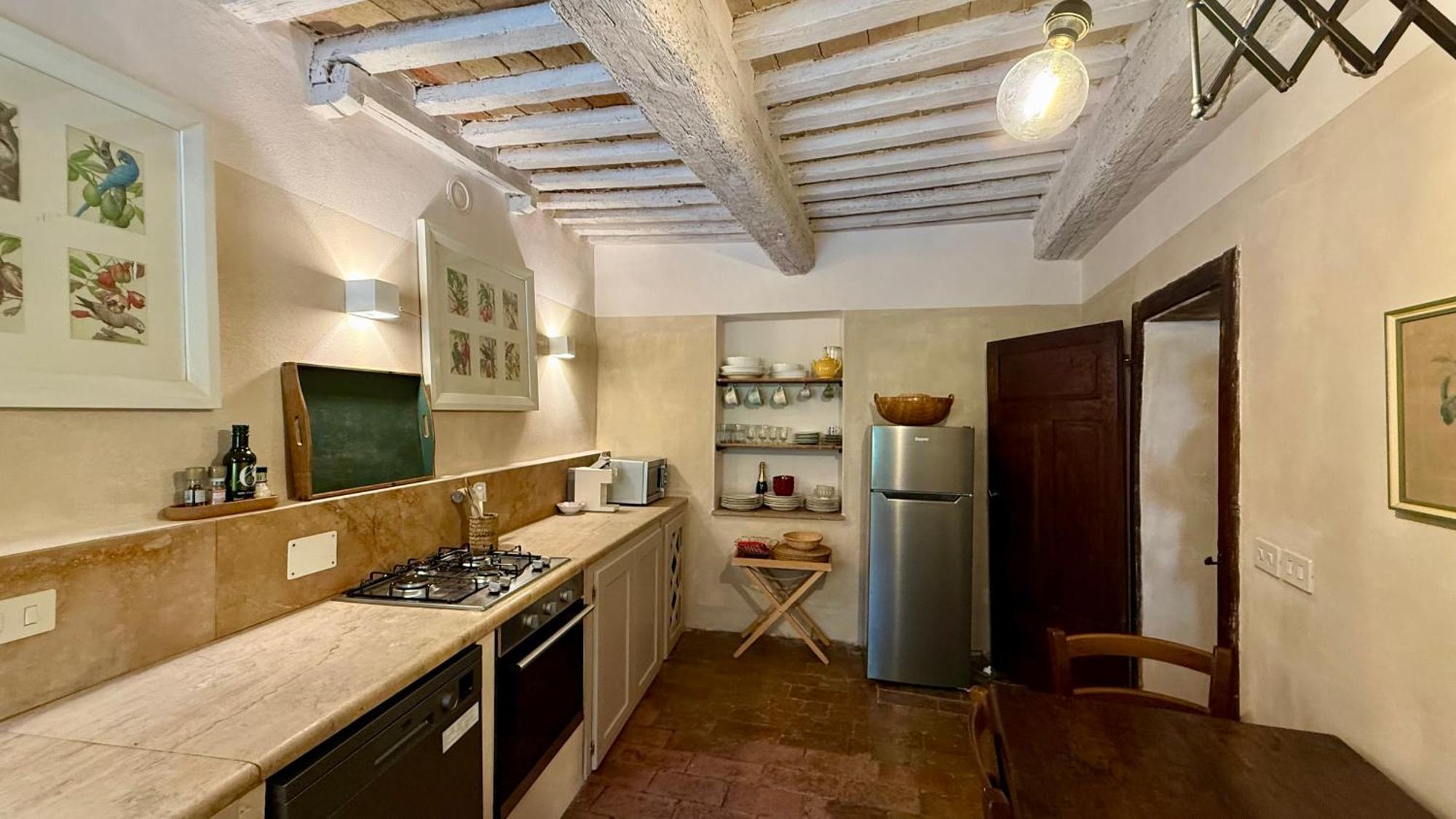 Casa Di Pietro In Vivo D'Orcia, Pool Villa Buitenkant foto